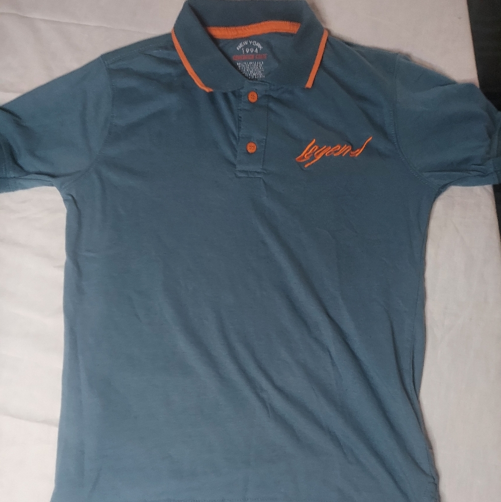 New York Sovereign State Legend Boys Green Polo Sz. L (14/16).